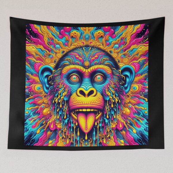 Item preview, Chromatic Monkey Canopy Caprice designed and sold by Daniel Dudgeon.