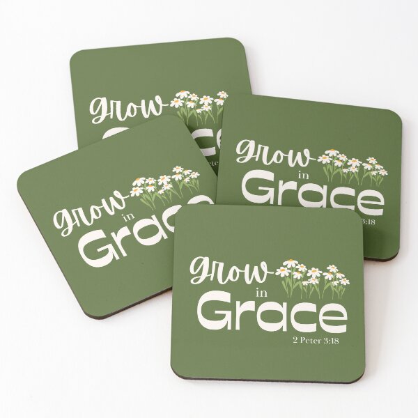Item preview, Grow in Grace - 2 Peter 3:18 designed and sold by MagpieMoonUSA.