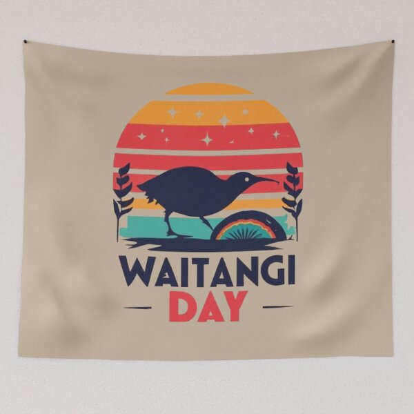 Item preview, Waitangi Day New Zealand Vintage designed and sold by UrbanGraphixs.