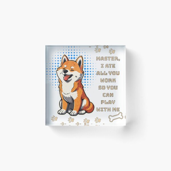 Item preview, Shiba ate homework designed and sold by ZaponistanASSR.