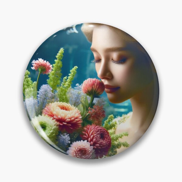 Item preview, Underwater Fantasy with Floral  Mermaid Grace designed and sold by mymagicstoreus.