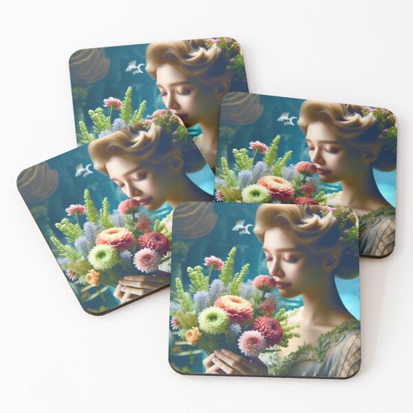 Item preview, Underwater Fantasy with Floral  Mermaid Grace designed and sold by mymagicstoreus.