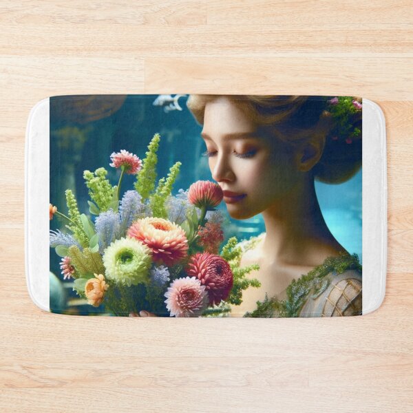 Item preview, Underwater Fantasy with Floral  Mermaid Grace designed and sold by mymagicstoreus.