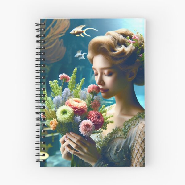 Item preview, Underwater Fantasy with Floral  Mermaid Grace designed and sold by mymagicstoreus.