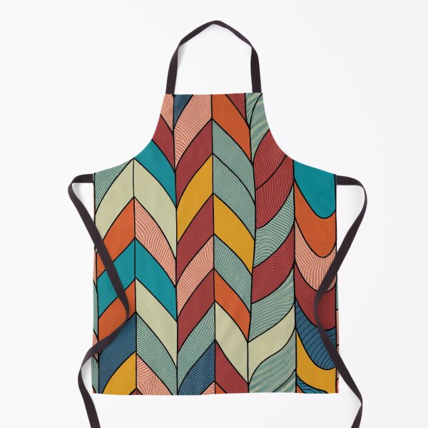 Item preview, Contemporary Harmony Vibrant Minimalist Zig Zag Curves Line designed and sold by Tamas Das.