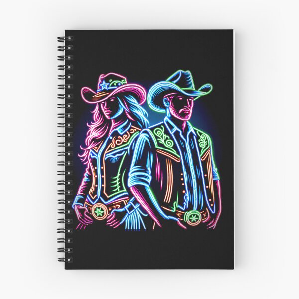 Item preview, Neon Cowboy and Cowgirl designed and sold by BrooklynBrand.