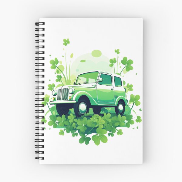 Artikelvorschau, Grünes Auto und Klee entworfen und verkauft von Timothystore-.