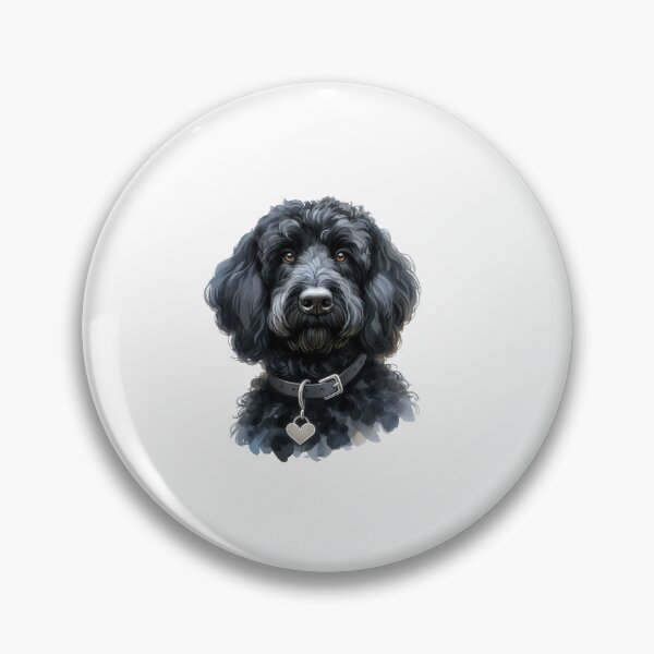 Item preview, black labradoodle dog  designed and sold by karastratton.