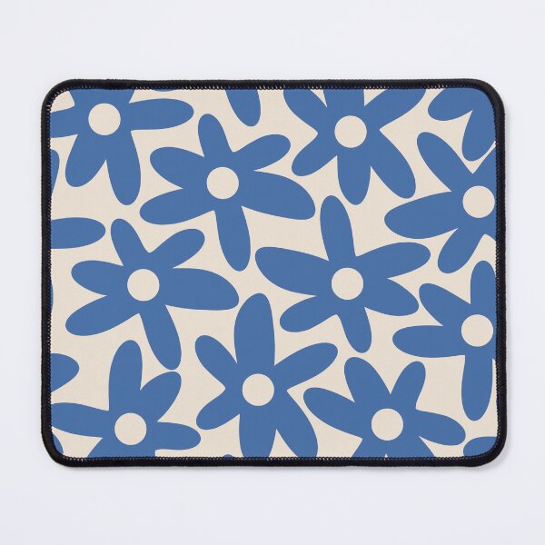 Item preview, Blue Daisy Time Cute Retro Floral Pattern designed and sold by kierkegaard.
