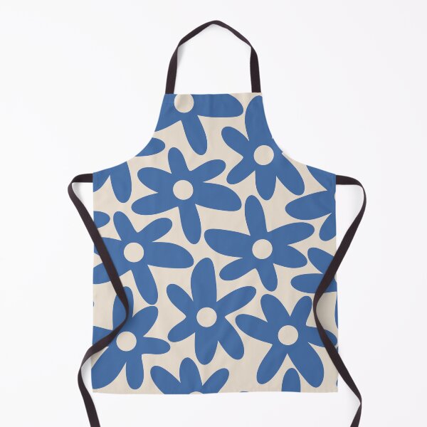Item preview, Blue Daisy Time Cute Retro Floral Pattern designed and sold by kierkegaard.