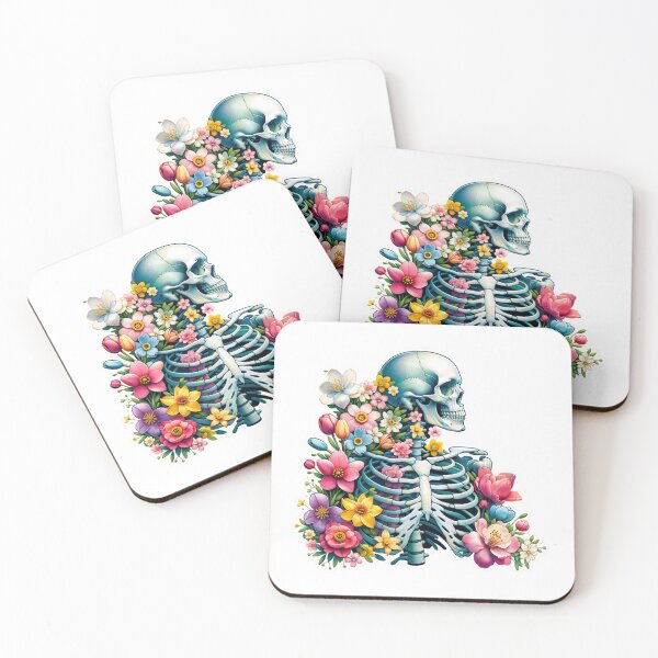 Item preview, Floral Anatomy Artistic Illustration-Die- Cut Sticker designed and sold by mymagicstoreus.