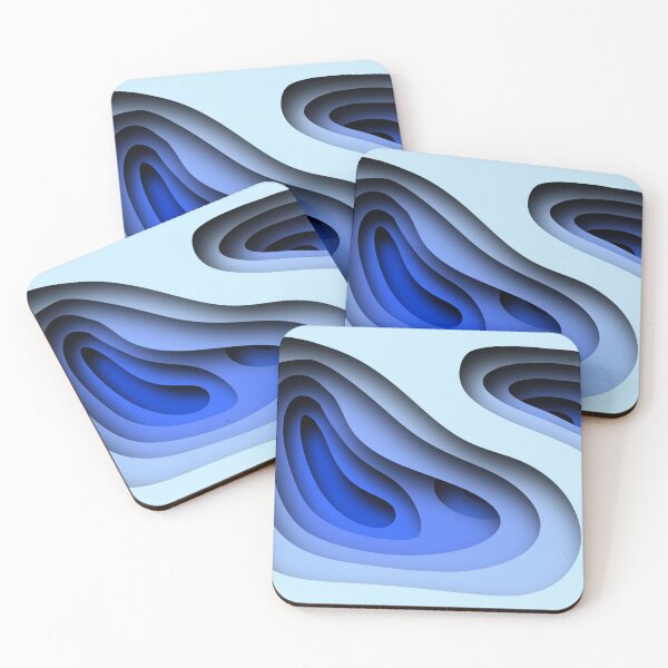Item preview, Blue Gradient 3D designed and sold by TheSimpleEdge.