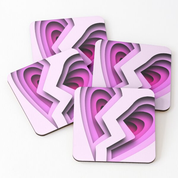 Item preview, Pink Broken Heart 3D designed and sold by TheSimpleEdge.