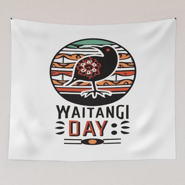 Item preview, Waitangi Day New Zealand Vintage designed and sold by UrbanGraphixs.