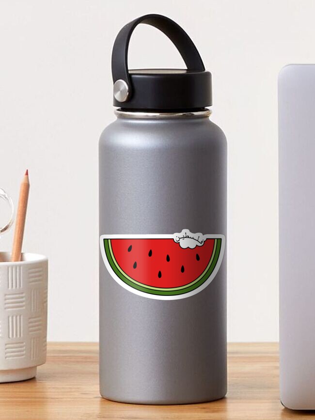 Thumbnail 1 of 3, Sticker, Slice of Watermelon design designed and sold by ZaynahJArt.