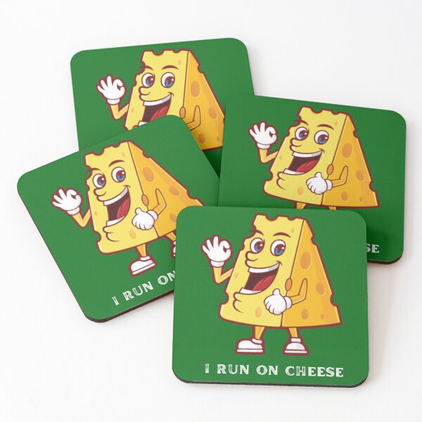 Item preview, I Run on Cheese - Get Ready for National Cheese Lovers Day on June 4, 2024 designed and sold by MagpieMoonUSA.