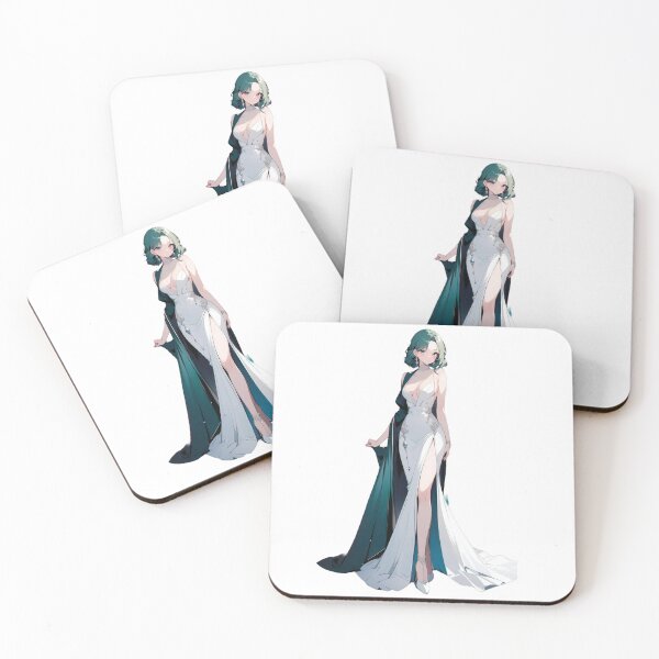 Item preview, Ivory Serenity: Green-Tressed Elegance designed and sold by ZipperDragon88.