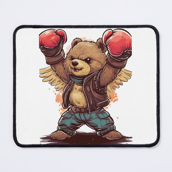 Item preview, Bear Brawl: Old School Boxing in Style designed and sold by pickaxflapper0p.
