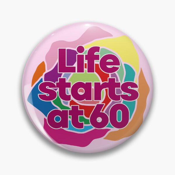 Item preview, Happy 60th Birthday - Life starts at 60  designed and sold by EunsooLee.