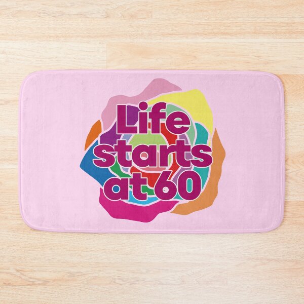 Item preview, Happy 60th Birthday - Life starts at 60  designed and sold by EunsooLee.