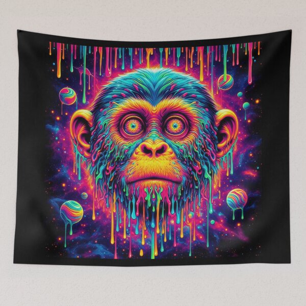 Item preview, Jungle Jive Psychedelic Monkey designed and sold by Daniel Dudgeon.