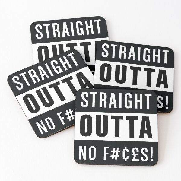 Item preview, Straight Outta No (Censored) designed and sold by TheArtistCelo.