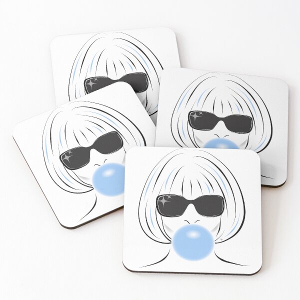 Item preview, Anna Wintour Bubble Gum Portrait designed and sold by MPillustration.