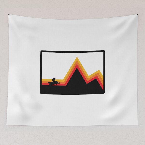 Item preview, Retro Snowmobile Retro Sled designed and sold by AIVDesignCo.