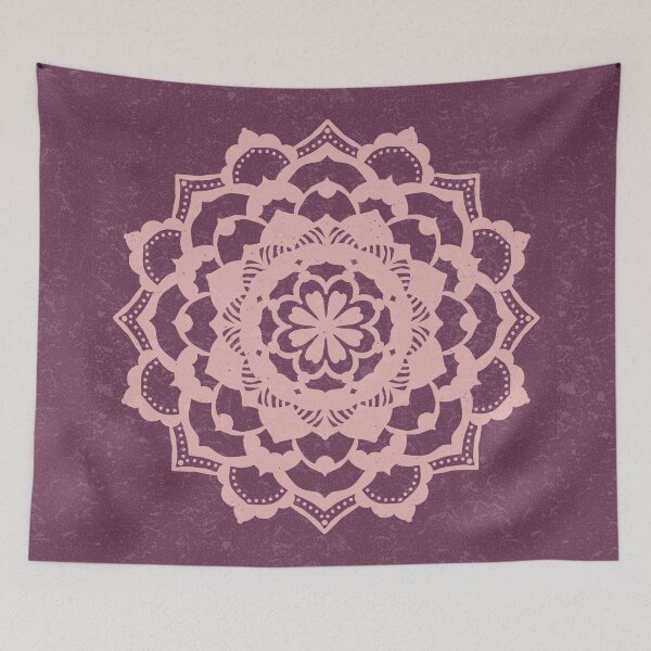 Item preview, Deva Mandala - Beet + Rose designed and sold by Irene Estelle.