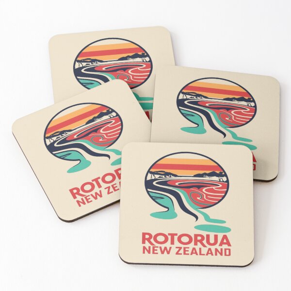 Item preview, Rotorua Geothermal Wonders, New Zealand Travel, Vintage designed and sold by UrbanGraphixs.