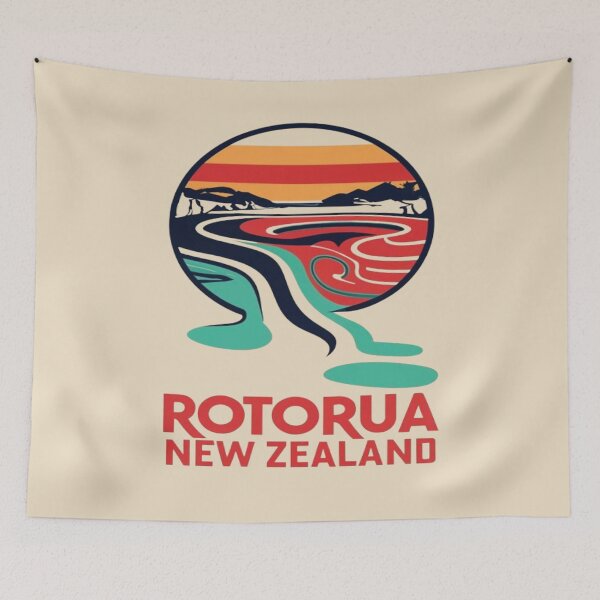Item preview, Rotorua Geothermal Wonders, New Zealand Travel, Vintage designed and sold by UrbanGraphixs.