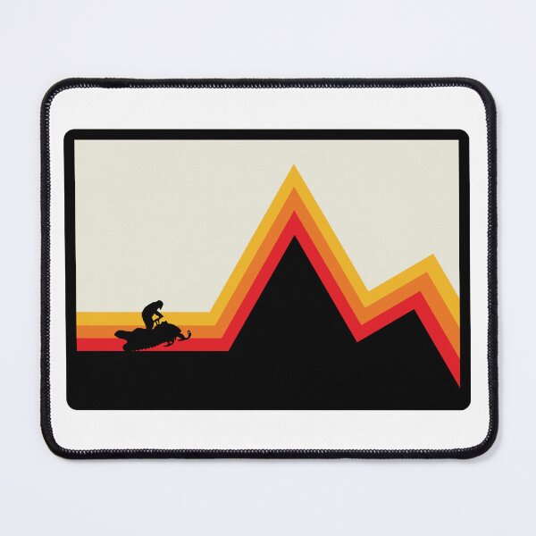 Item preview, Retro Snowmobile Retro Sled designed and sold by AIVDesignCo.