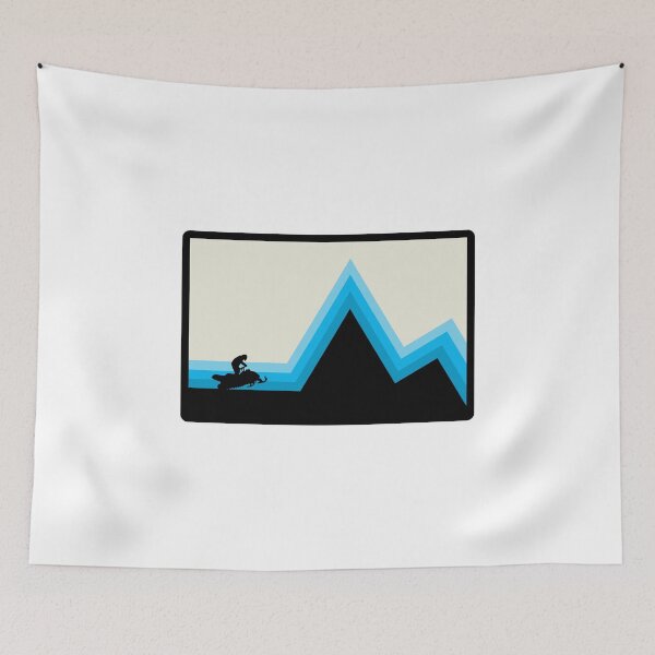 Item preview, Retro Snowmobile Retro Sled designed and sold by AIVDesignCo.