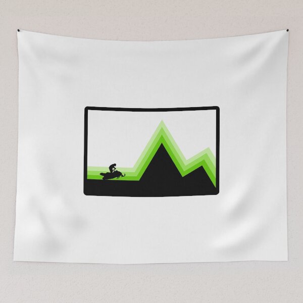 Item preview, Retro Snowmobile Retro Sled designed and sold by AIVDesignCo.