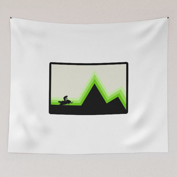Item preview, Retro Snowmobile Retro Sled designed and sold by AIVDesignCo.