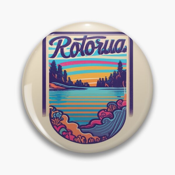 Item preview, Rotorua Geothermal Wonders, New Zealand Travel, Vintage designed and sold by UrbanGraphixs.