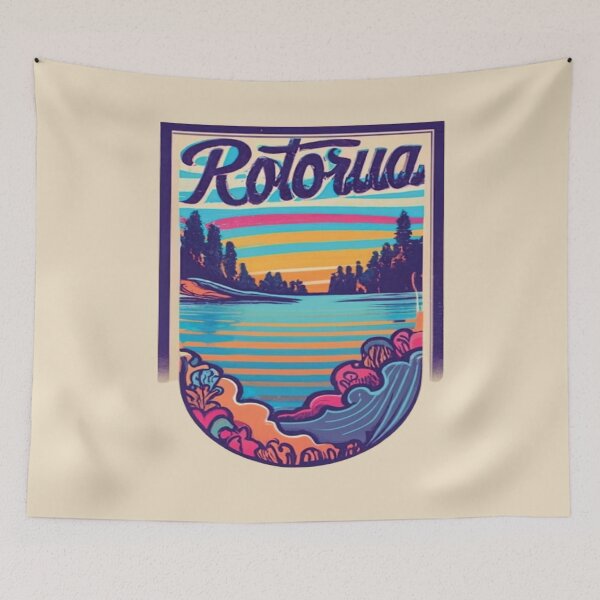 Item preview, Rotorua Geothermal Wonders, New Zealand Travel, Vintage designed and sold by UrbanGraphixs.