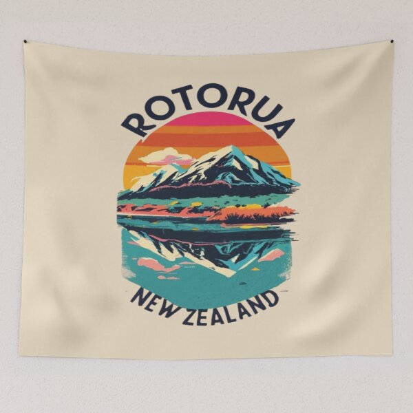 Item preview, Rotorua Geothermal Wonders, New Zealand Travel, Vintage designed and sold by UrbanGraphixs.
