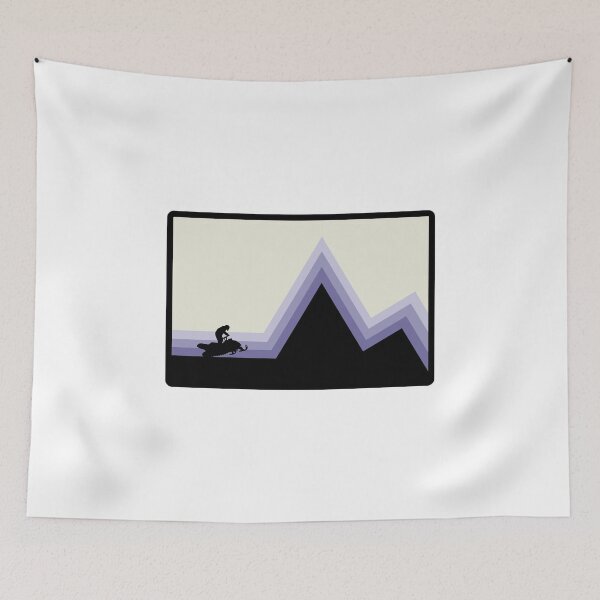 Item preview, Retro Snowmobile Retro Sled designed and sold by AIVDesignCo.