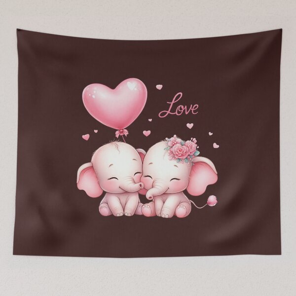 Item preview, Cute Pink baby elephants! designed and sold by fribabywonder.