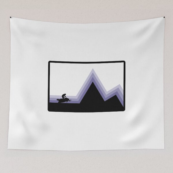 Item preview, Retro Snowmobile Retro Sled designed and sold by AIVDesignCo.