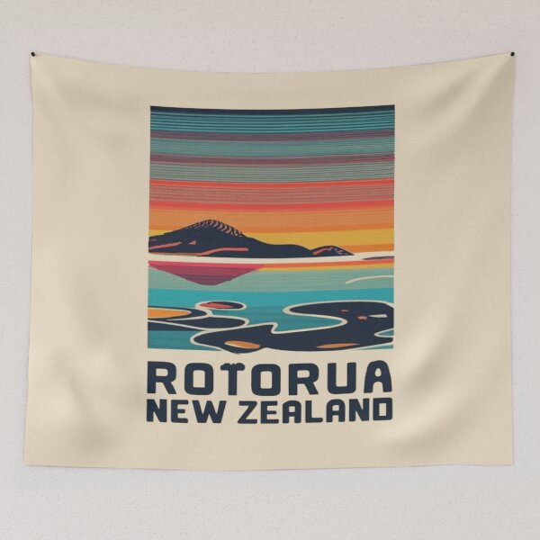 Item preview, Rotorua Geothermal Wonders, New Zealand Travel, Vintage designed and sold by UrbanGraphixs.