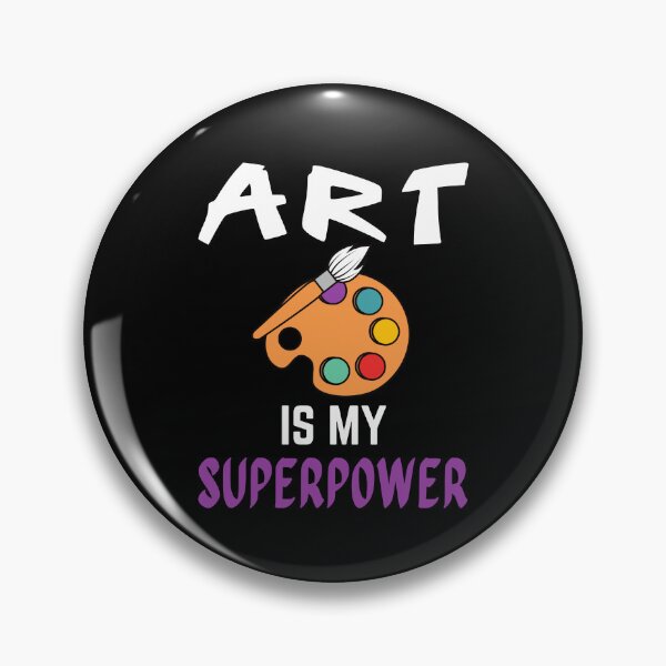 Artikelvorschau, Kunstlehrer. Kunst ist meine Superkraft entworfen und verkauft von annoying-shirts.