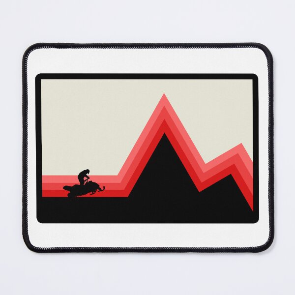 Item preview, Retro Snowmobile Retro Sled designed and sold by AIVDesignCo.