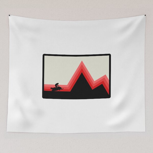 Item preview, Retro Snowmobile Retro Sled designed and sold by AIVDesignCo.