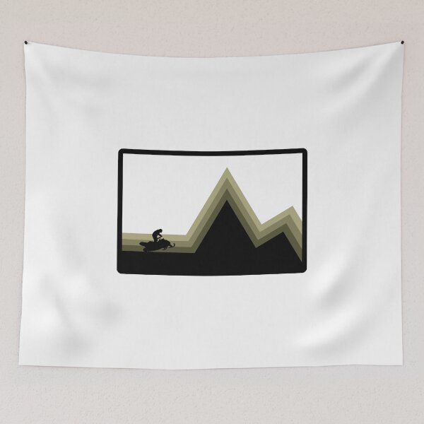Item preview, Retro Snowmobile Retro Sled designed and sold by AIVDesignCo.