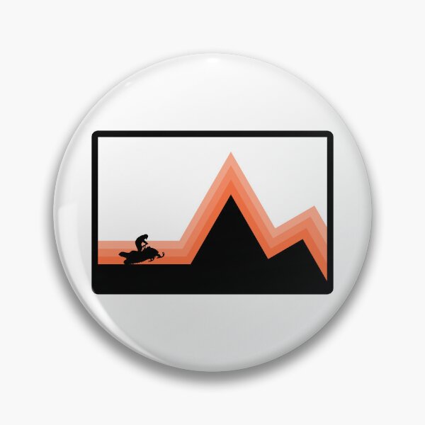 Item preview, Retro Snowmobile Retro Sled designed and sold by AIVDesignCo.