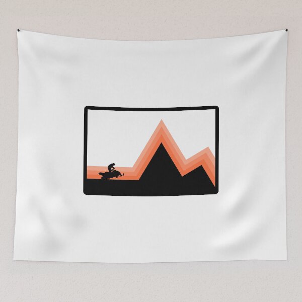 Item preview, Retro Snowmobile Retro Sled designed and sold by AIVDesignCo.