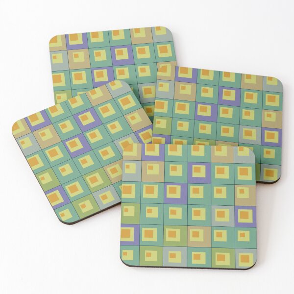 Item preview, Color Block Offset Squares designed and sold by vinpauld.