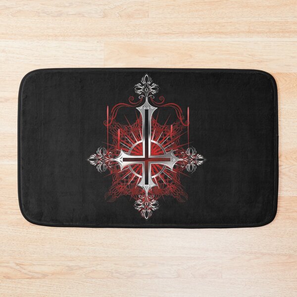 Item preview, Goth Occult Satanic Cross Upside Down Inverted Gothic Cross designed and sold by Hudoges.